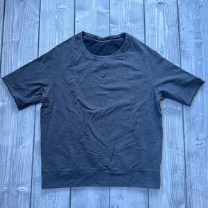 Women's Classic Gray Short Sleeve Sweatshirt